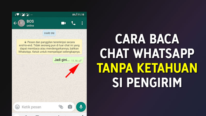 2 Cara Baca Chat WhatsApp Tanpa Ketahuan Pengirim (Tanpa Centang Biru) -  EvoTekno