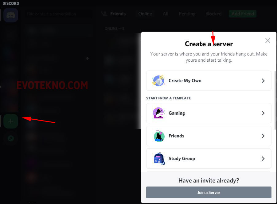 Cara Membuat Server Discord Dan Cara Mengaturnya Evotekno