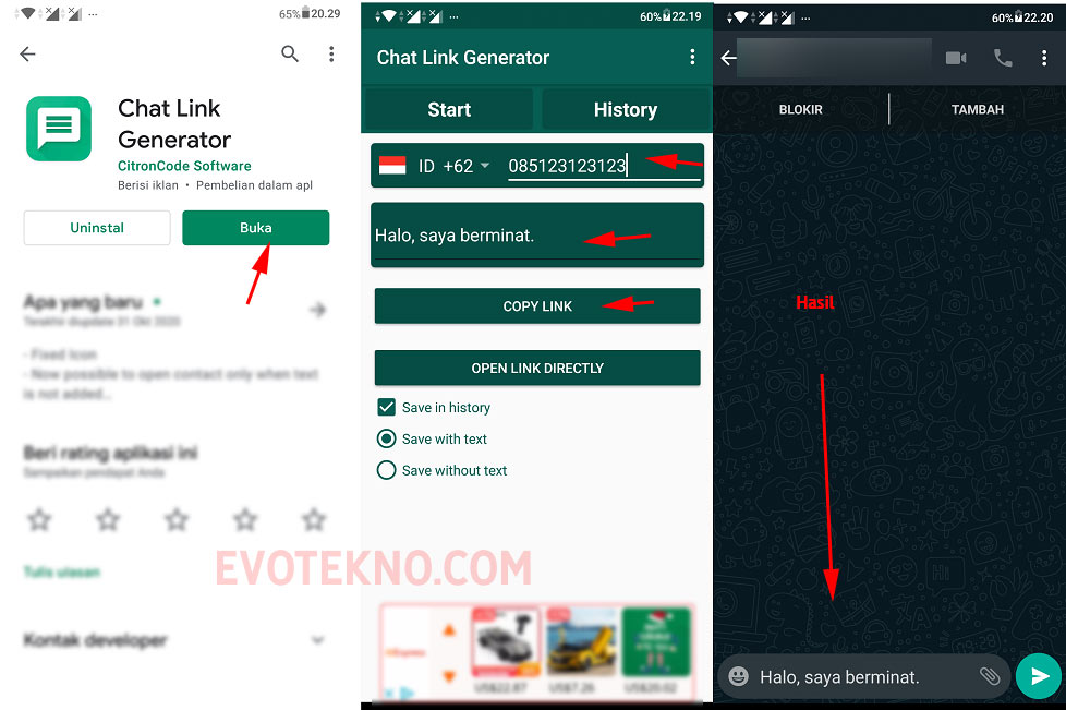 Cara Membuat 'Link WhatsApp' Tinggal Buka Link Bisa Langsung Chat