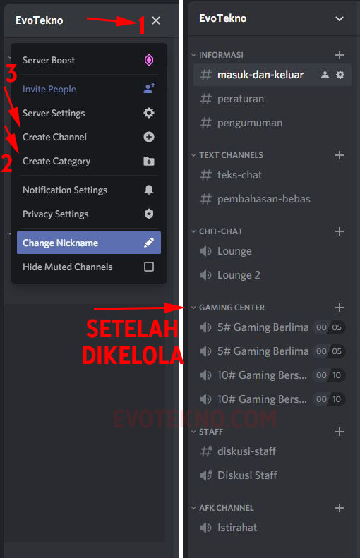 Cara Membuat Server Discord Dan Cara Mengaturnya Evotekno
