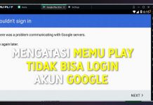 Mengatasi Memu Tidak Bisa Login Akun Google