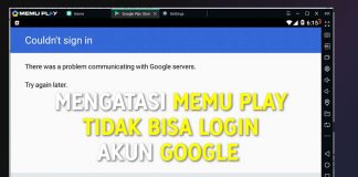 Mengatasi Memu Tidak Bisa Login Akun Google