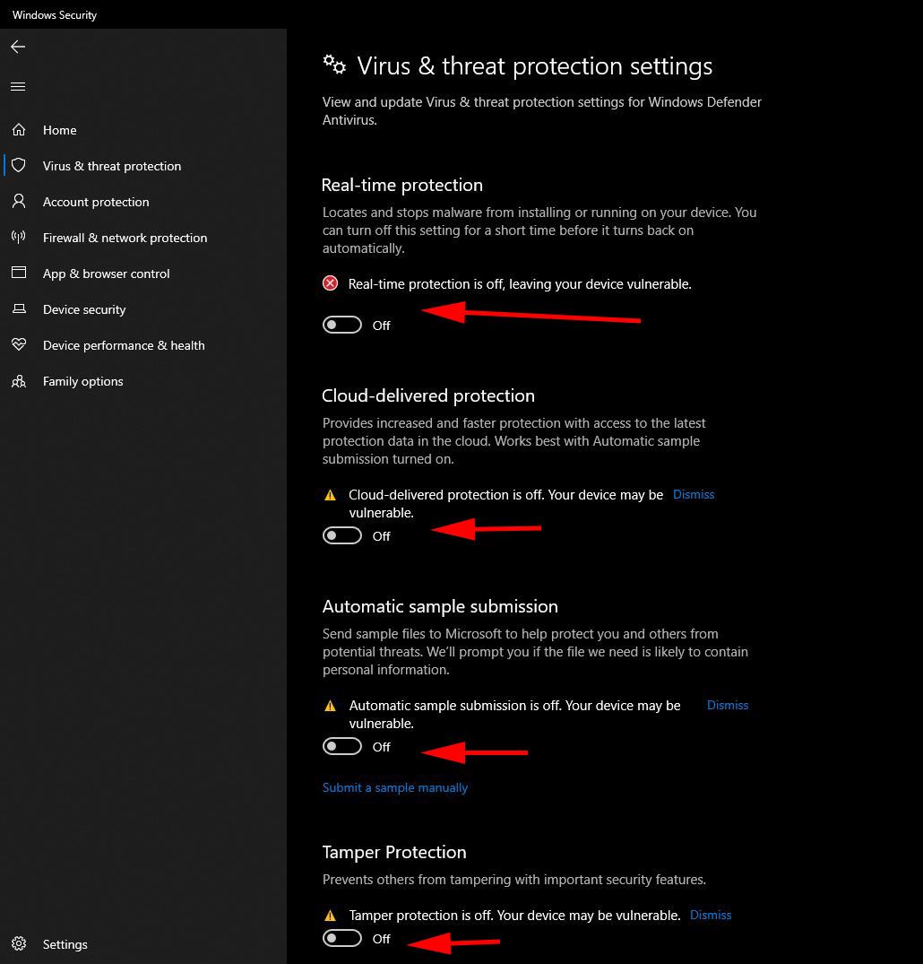 2+ Cara Menonaktifkan AntiVirus Windows Security Secara Sementara atau