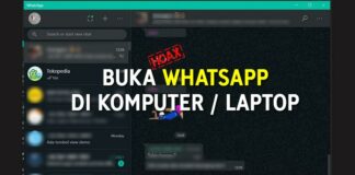 BUKA WHATSAPP di KOMPUTER - LAPTOP