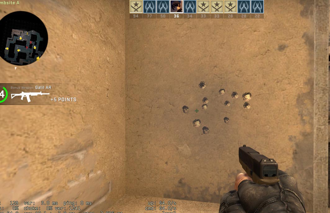 Bekas peluru di CSGO