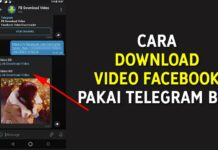 Cara Download Video Facebook Pakai Telegram Bot