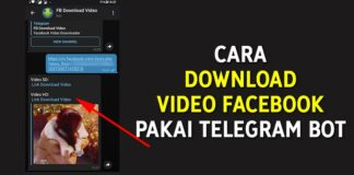 Cara Download Video Facebook Pakai Telegram Bot
