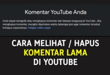 Cara Melihat dan Hapus Komentar Lama di YouTube