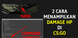 Cara Menampilkan HP Musuh di CSGO Damage Given Taken