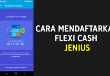 Cara Mendaftarkan Flexi Cash di Jenius, Pinjaman Online