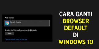 Cara Mengganti Browser Default di Windows 10