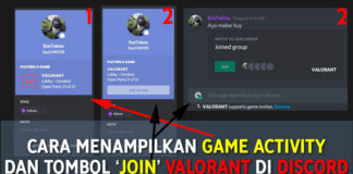 CARA MENAMPILKAN GAME ACTIVITY DAN TOMBOL 'JOIN’ VALORANT DI DISCORD