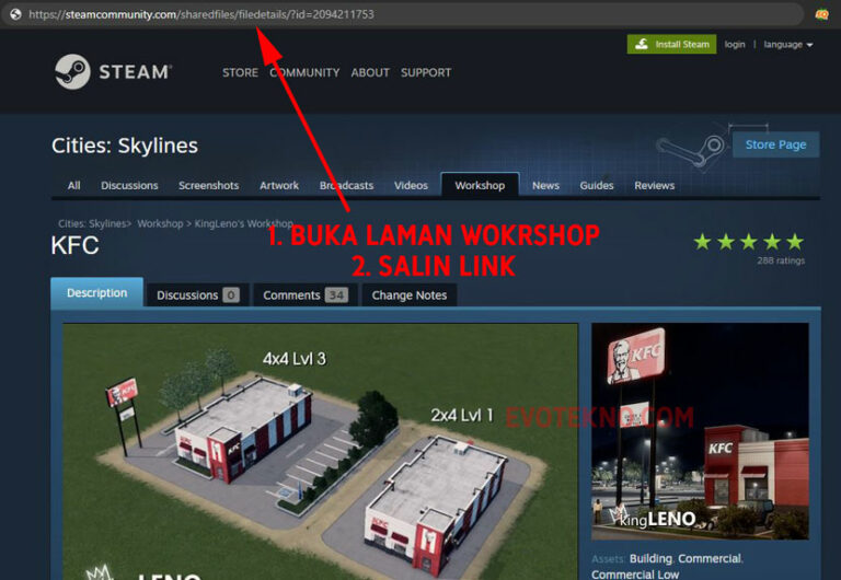 Cara Install Mod Cities Skylines Versi Epic Games - EvoTekno