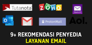 9+ Penyedia Layanan Email Gratis, Buat Email Pakai Layanan Ini!