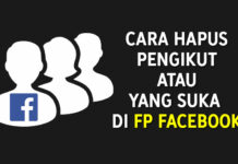 Cara Hapus Pengikut atau yang suka di FP Facebook