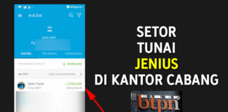 Cara Setor Tunai atau Isi Saldo Jenius ke Kantor Cabang BTPN