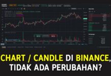 Chart atau Candlestick tidak bergerak di Binance