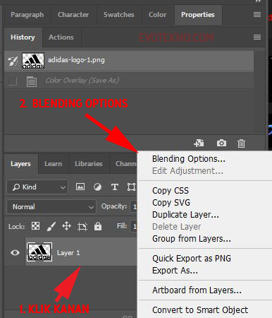 2 Cara Mudah Ganti Warna Pada Icon atau Gambar di Photoshop