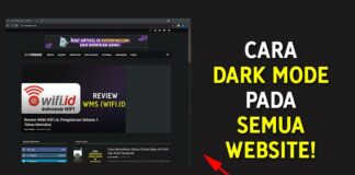 Cara Dark Mode Pada Semua Website