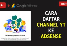 Cara Mendaftarkan Channel YouTube ke AdSense Yang Sudah Terdaftar