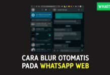 Cara Blur Otomatis Pada WhatsApp Web