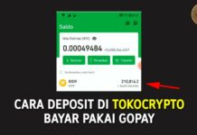 Cara Deposit di Tokocrypto Bayar Pakai GoPay