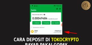 Cara Deposit di Tokocrypto Bayar Pakai GoPay