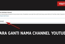 Cara Ganti Nama Channel YouTube