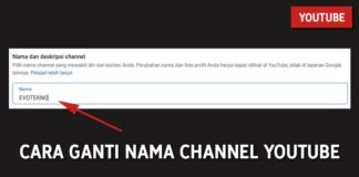 Cara Ganti Nama Channel YouTube