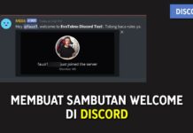 Cara Membuat Sambutan Welcome Good Bye ke Member Baru di Discord