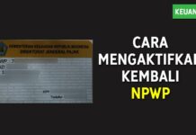 Cara Membuat dan Mengaktifkan Kembali NPWP Yang Hilang