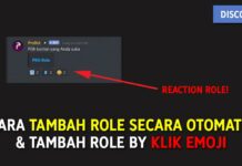 Cara Tambah Role Secara Otomatis dan Tambah Role by Klik Emoji di Discord (Auto & Reaction Role)