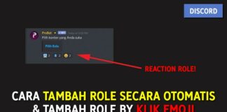 Cara Tambah Role Secara Otomatis dan Tambah Role by Klik Emoji di Discord (Auto & Reaction Role)