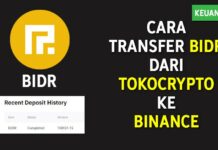 Cara Transfer BIDR dari Tokocrypto ke Binance