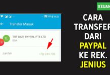 Cara Transfer Saldo dari Paypal ke Rekening Jenius