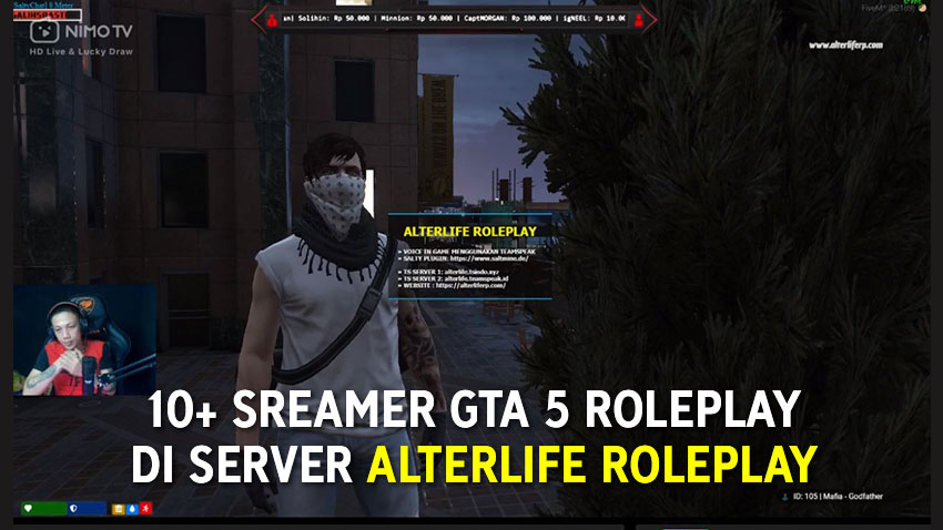 10+ Streamer GTA 5 Roleplay di server AlterLife Roleplay