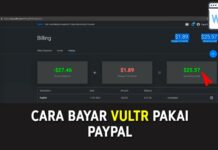 Cara Bayar Vultr Pakai PayPal