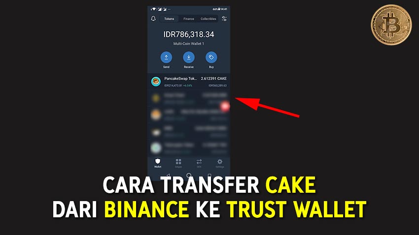 Cara Transfer CAKE dari Binance ke Trust Wallet