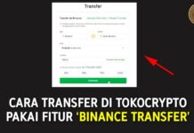 Cara Transfer Koin di Tokocrypto pakai fitur Binance Transfer