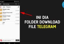 Ini dia folder download telegram