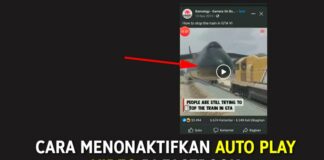 Cara Menonaktifkan auto play video di facebook