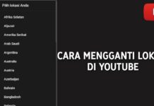 Cara Mengganti Lokasi di YouTube