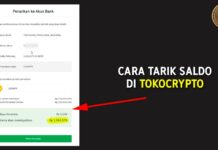 Cara Tarik Saldo (Withdraw) di Tokocrypto