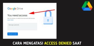 CARA MENGATASI ACCESS DENIED SAAT DOWNLOAD FILE DI GOOGLE DRIVE