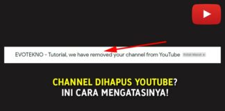 Channel dihapus YouTube - Ini Cara Mengatasinya