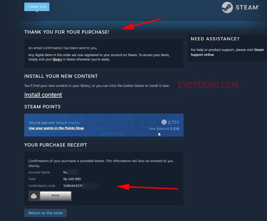 Thank you for your purchase - Beli Game New World di Steam