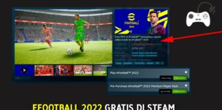 eFootball 2022 Gratis di Steam