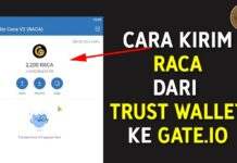 Cara Kirim Radio Raca dari Trust Wallet ke Gate.io