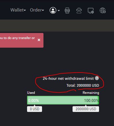 withdraw limit gate.io