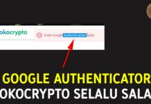 Cara Mengatasi Google Authenticator di Tokocrypto Selalu Salah